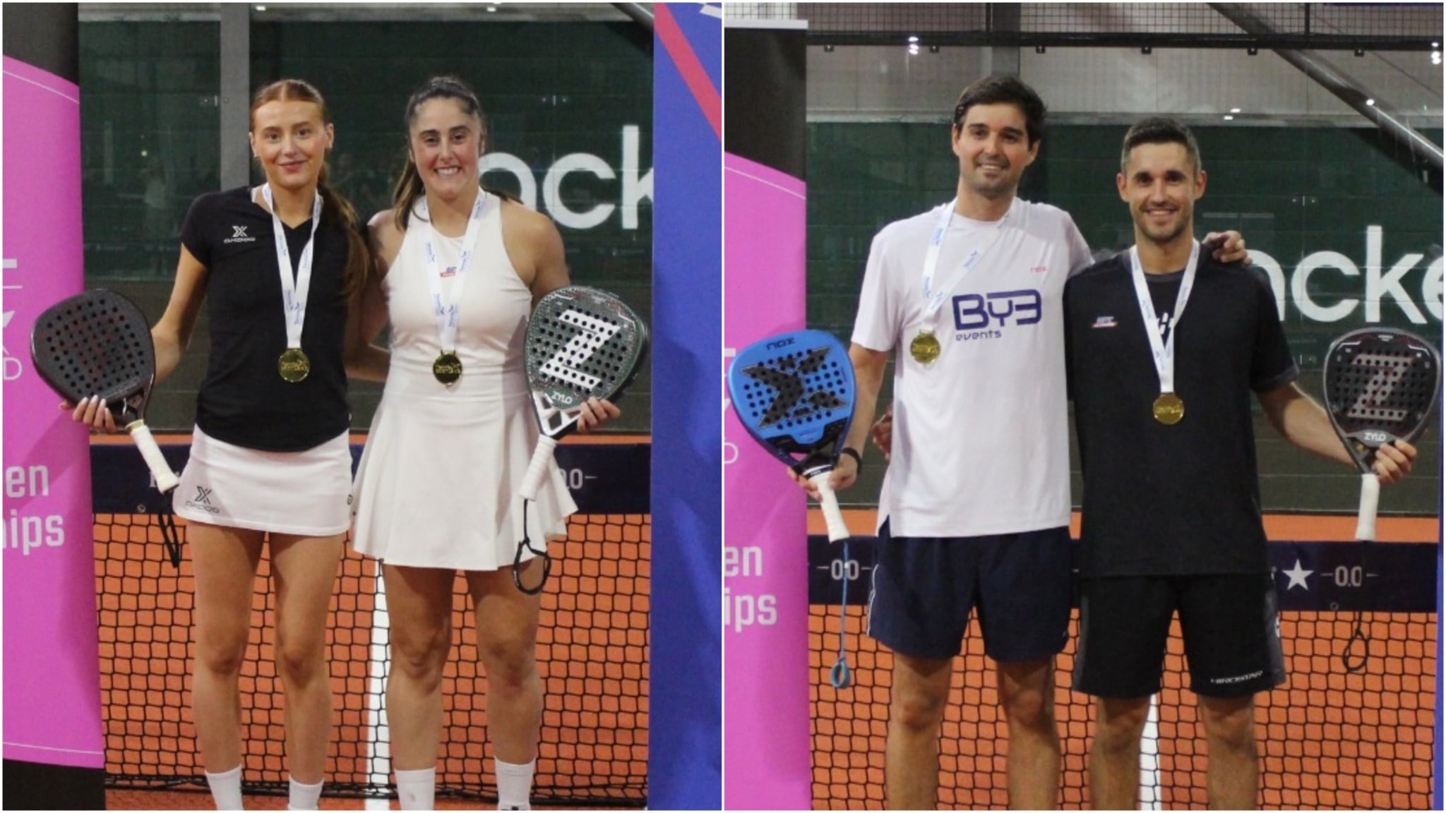 National champions crowned at Scottish Open Padel Championships