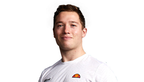 A headshot of British wheelchair tennis player Alfie Hewett.