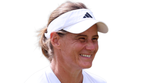 Headshot cut out image of British wheelchair tennis player Cornelia Oosthuizen